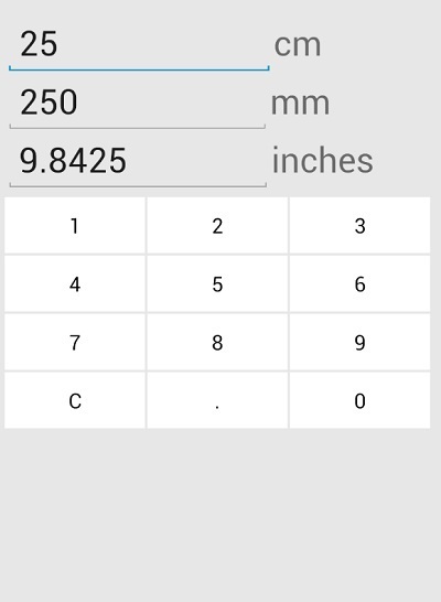 センチ ミリ インチを即座に変換 Androidアプリ センチ ミリ インチ変換 をリリース 百味とうがらし