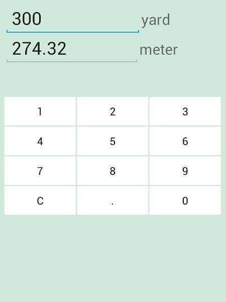 ヤードとメートルを相互変換するandroidアプリ ヤード メートル変換 をリリース 百味とうがらし